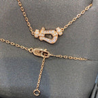 [Solara Jewelry ]FORCE 10 DIAMOND PINK GOLD NECKLACE MINI MODEL
