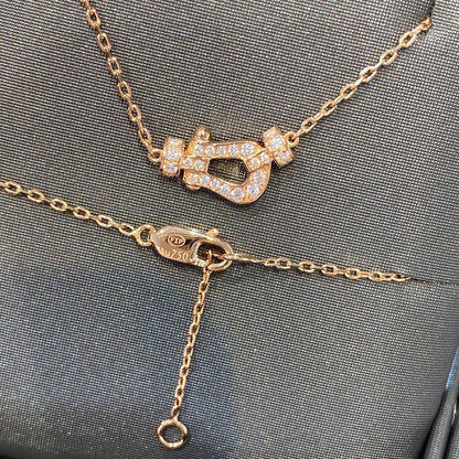 [Solara Jewelry ]FORCE 10 DIAMOND PINK GOLD NECKLACE MINI MODEL