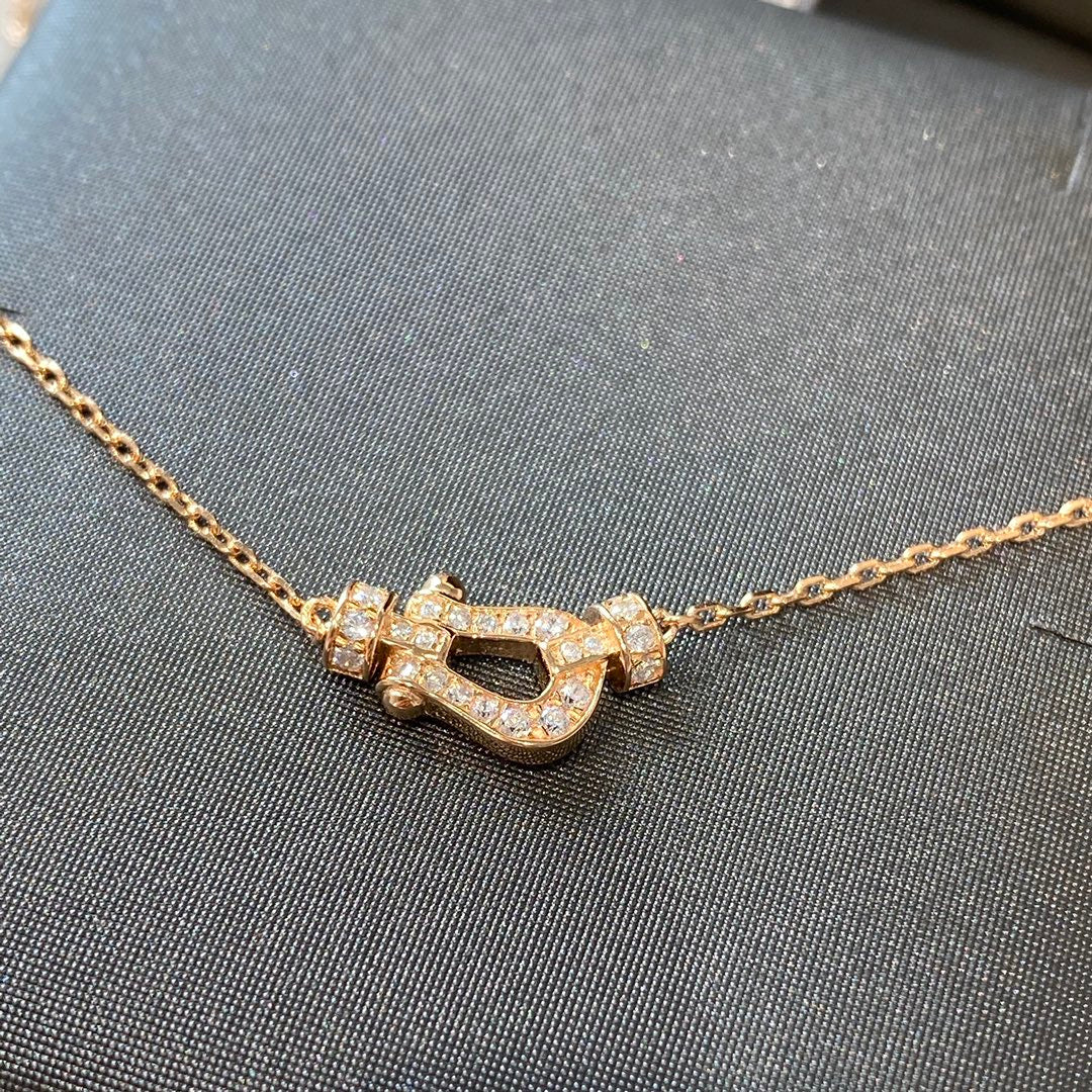 [Solara Jewelry ]FORCE 10 DIAMOND PINK GOLD NECKLACE MINI MODEL