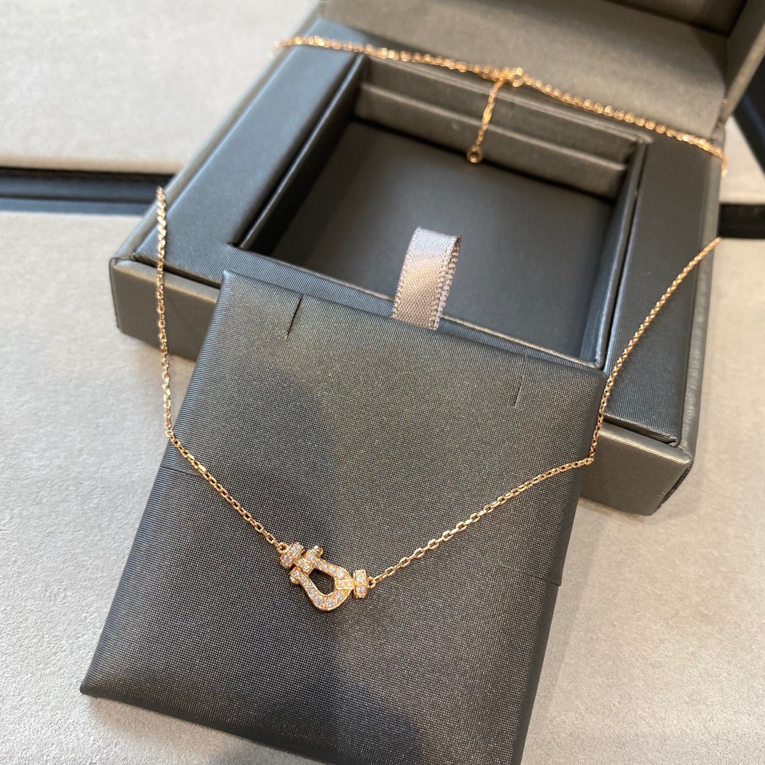[Solara Jewelry ]FORCE 10 DIAMOND PINK GOLD NECKLACE MINI MODEL