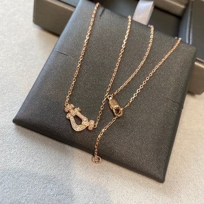 [Solara Jewelry ]FORCE 10 DIAMOND PINK GOLD NECKLACE MINI MODEL