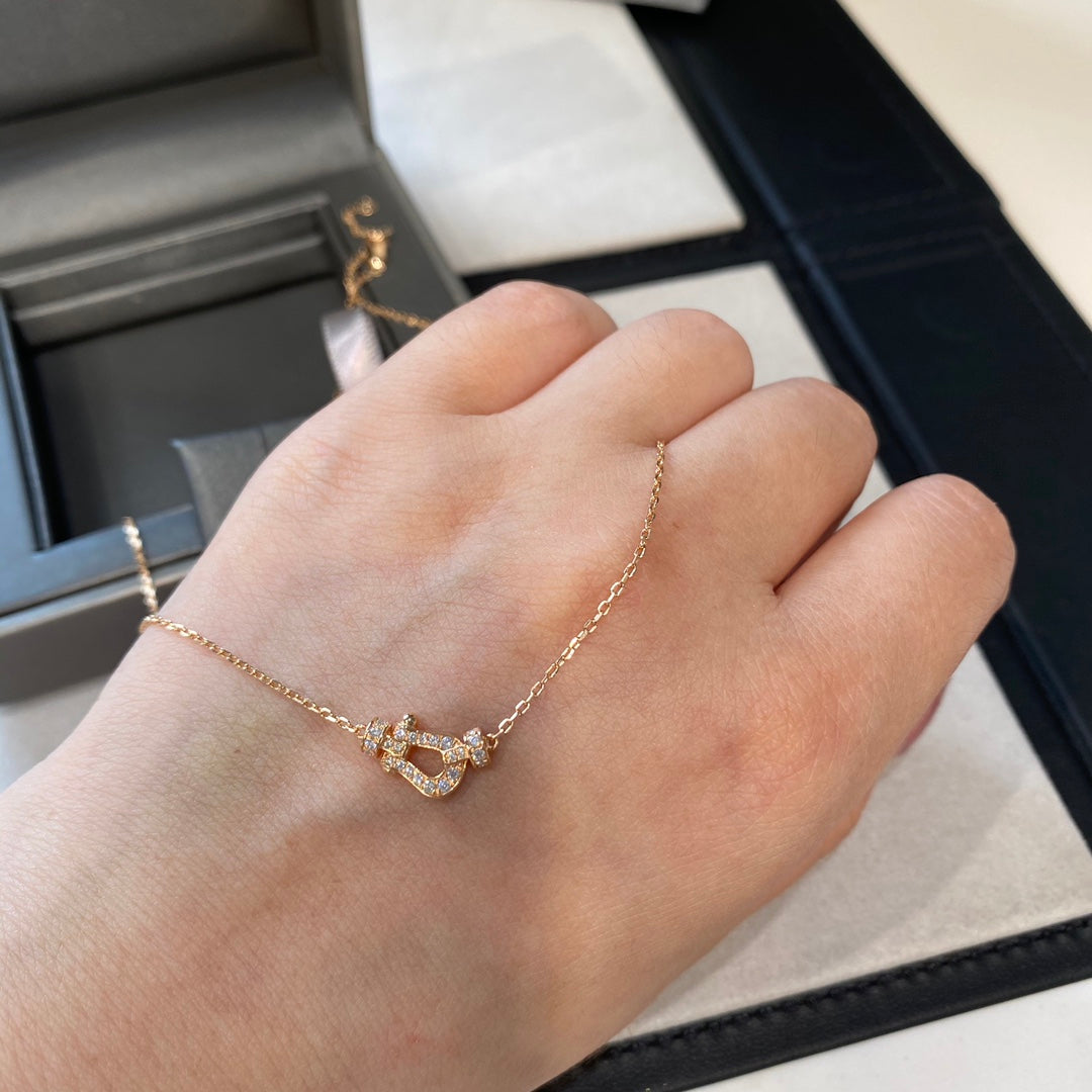 [Solara Jewelry ]FORCE 10 DIAMOND PINK GOLD NECKLACE MINI MODEL