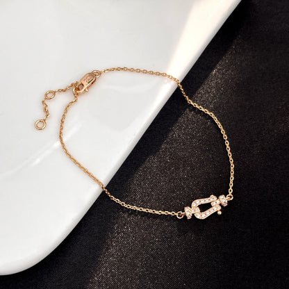 [Solara Jewelry] フォース10 フルダイヤモンド バックル チェーンリンク ミニモデル