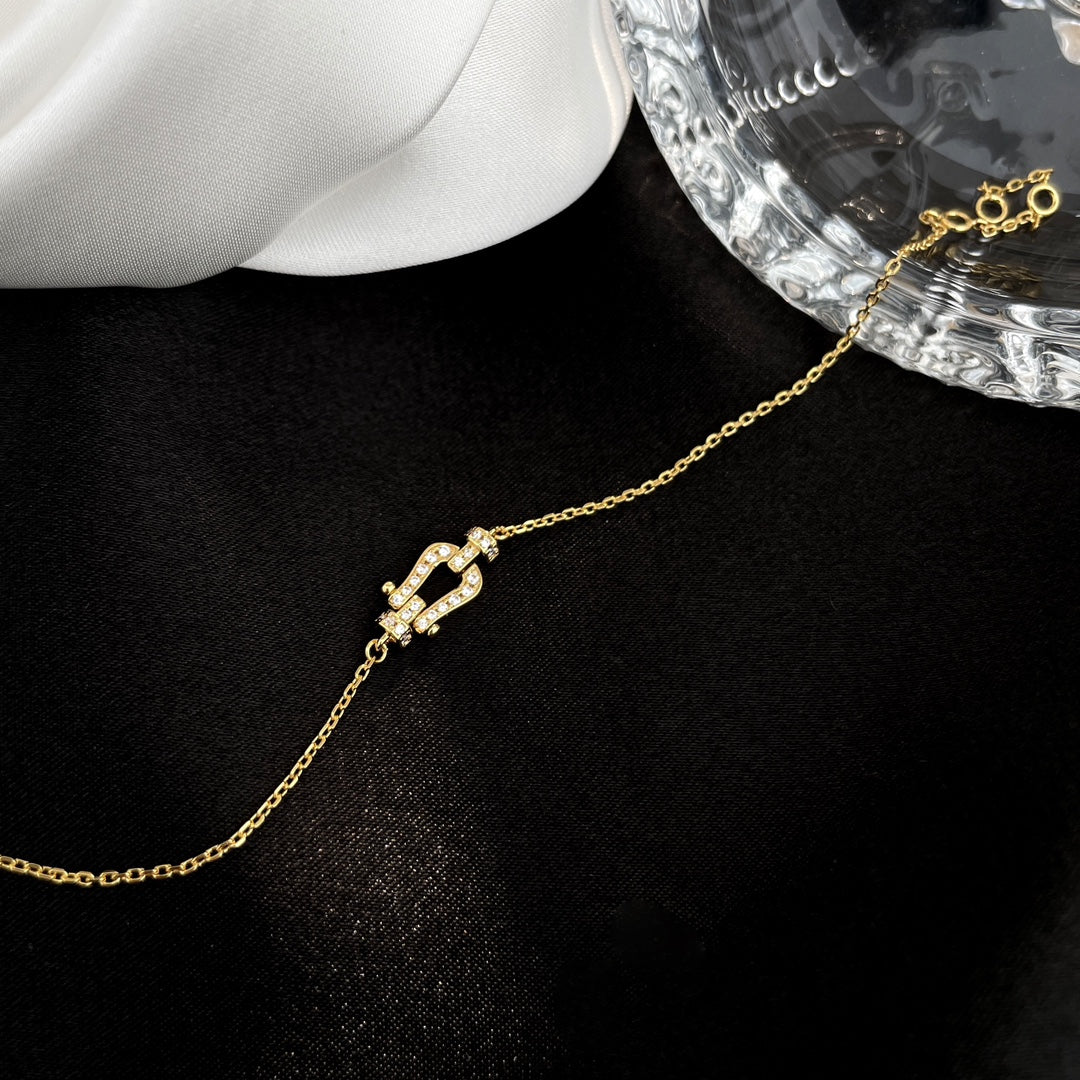 [Solara Jewelry] フォース10 フルダイヤモンド バックル チェーンリンク ミニモデル