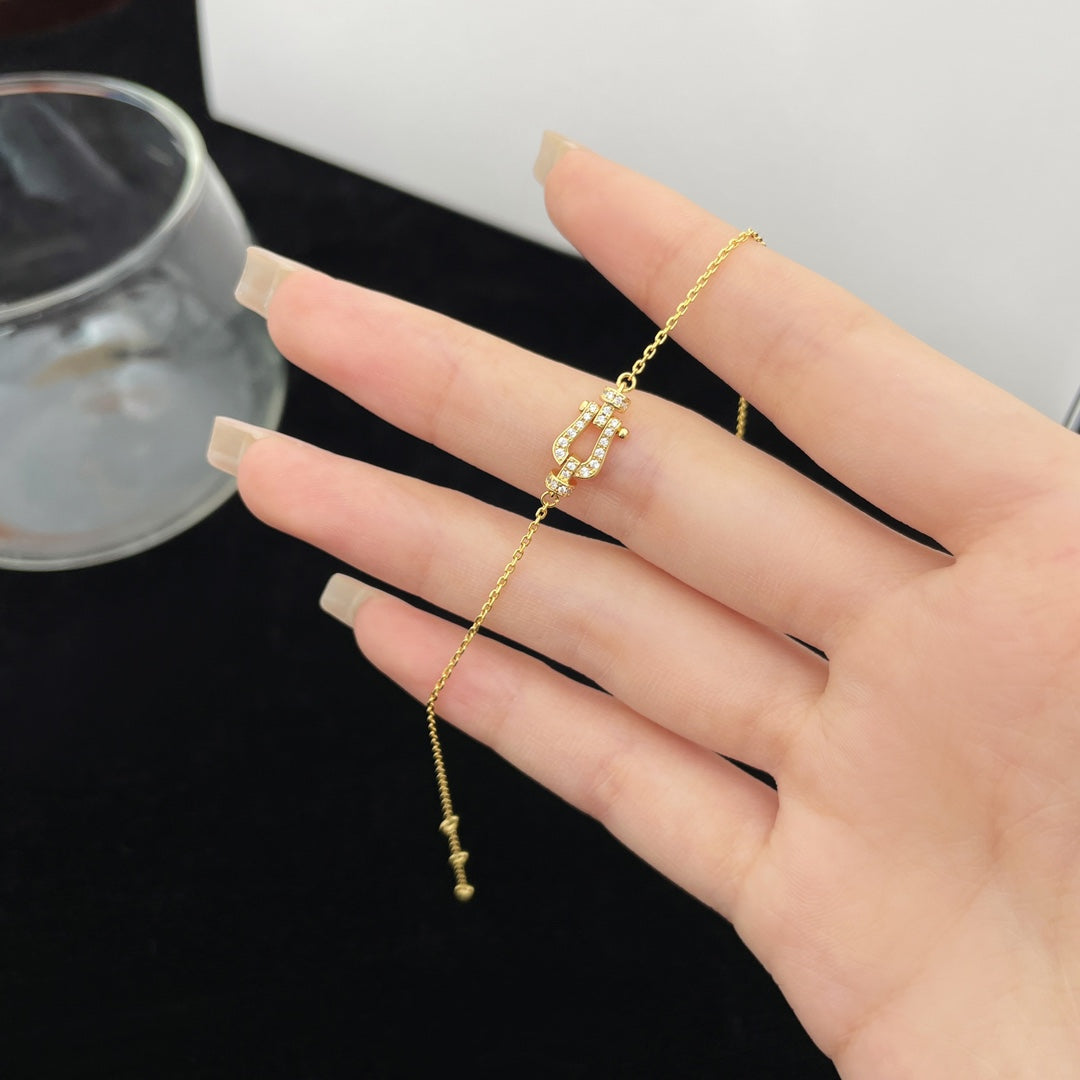 [Solara Jewelry] フォース10 フルダイヤモンド バックル チェーンリンク ミニモデル