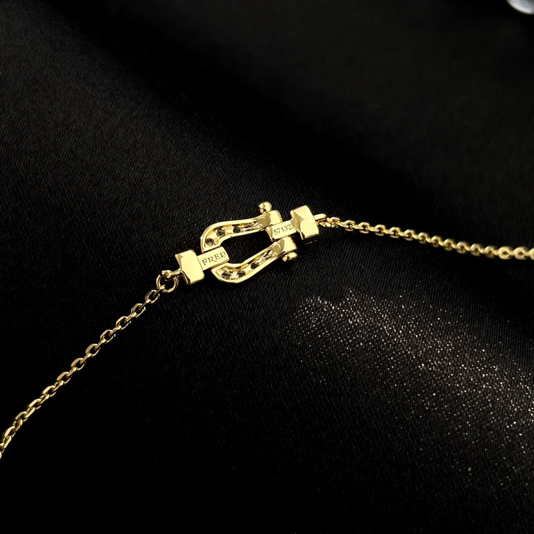[Solara Jewelry] フォース10 フルダイヤモンド バックル チェーンリンク ミニモデル