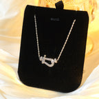 [Solara Jewelry ]FORCE 10 DIAMANT SILBERHALSKETTE MINI-MODELL