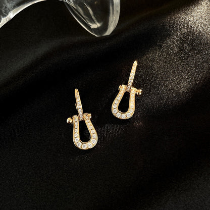 [Solara Jewelry ]FORCE 10 VOLLSTÄNDIG MIT DIAMANTEN BESETZTE HÄNGEOHRRINGE MITTLERES MODELL