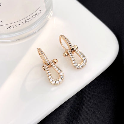 [Solara Jewelry ]FORCE 10 VOLLSTÄNDIG MIT DIAMANTEN BESETZTE HÄNGEOHRRINGE MITTLERES MODELL