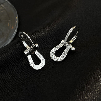 [Solara Jewelry ]FORCE 10 VOLLSTÄNDIG MIT DIAMANTEN BESETZTE HÄNGEOHRRINGE MITTLERES MODELL