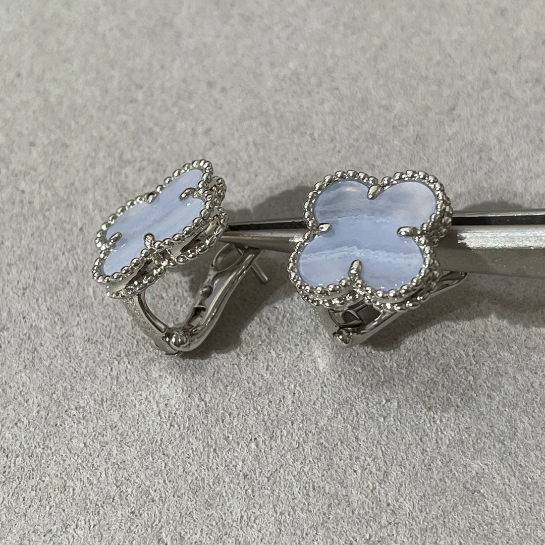 [Solara Jewelry ]KLEE-CHALZEDON-SILBEROHRSTECKER