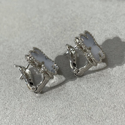 [Solara Jewelry ]KLEE-CHALZEDON-SILBEROHRSTECKER