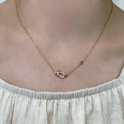 [Solara Jewelry] FORCE 10 DIAMANT-HALSKEITE AUS ROSÉGOLD