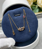 [Solara Jewelry ]FORCE 10 DIAMOND PINK GOLD NECKLACE