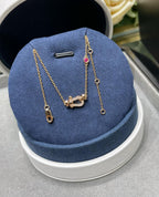 [Solara Jewelry ]FORCE 10 DIAMOND PINK GOLD NECKLACE