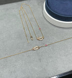 [Solara Jewelry ]FORCE 10 DIAMOND PINK GOLD NECKLACE