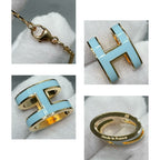 [Solara Jewelry ]POP H SKY BLUE NECKLACE