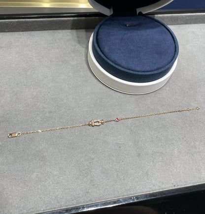 [Solara Jewelry ]FORCE 10 DIAMANT-KETTENGLIEDER-ARMBAND AUS ROSÉGOLD