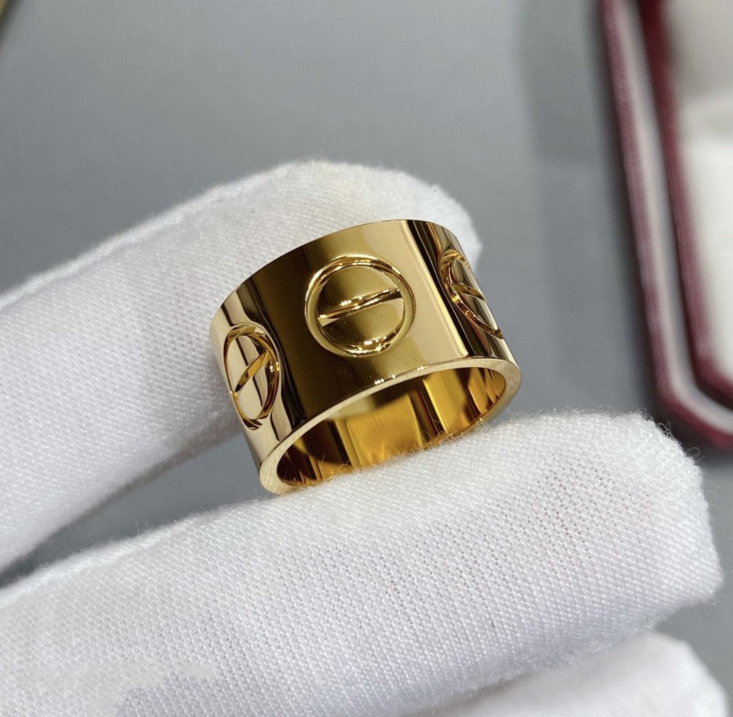 [Solara Jewelry ]LOVE 11MMラージリング