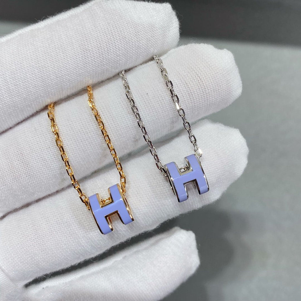 [Solara Jewelry ]MINI POP H NECKLACE