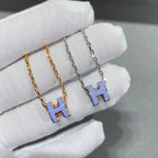 [Solara Jewelry ]MINI POP H NECKLACE