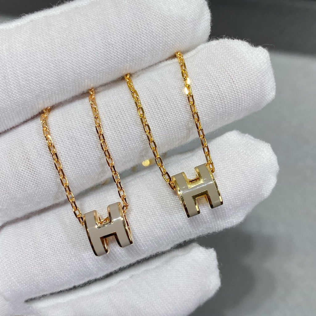 [Solara Jewelry ]MINI POP H NECKLACE