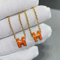 [Solara Jewelry ]MINI POP H NECKLACE