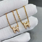 [Solara Jewelry ]MINI POP H NECKLACE