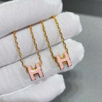 [Solara Jewelry ]MINI POP H NECKLACE