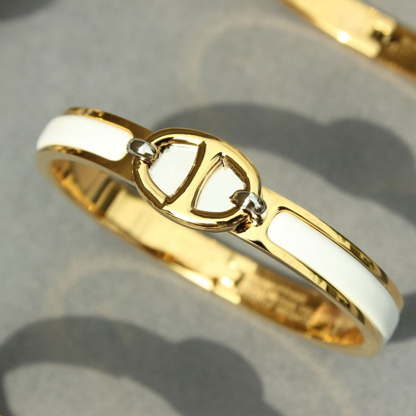 [Solara Jewelry ]CLIC CHAINE GOLD ARMREIF