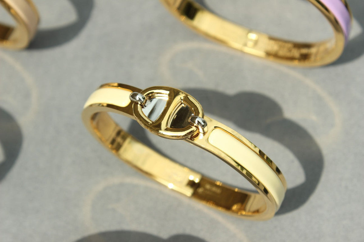 [Solara Jewelry ]CLIC CHAINE GOLD ARMREIF