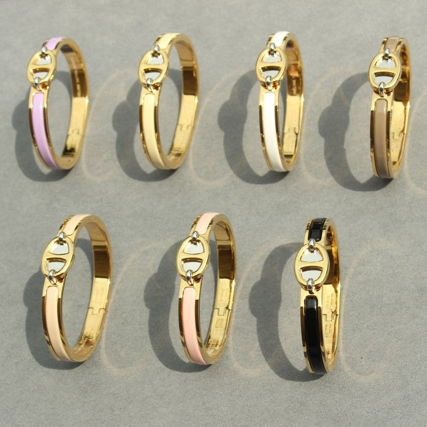 [Solara Jewelry ]CLIC CHAINE GOLD ARMREIF