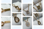 [Solara jewelry]MY TWIN 2ロウダイヤモンドネックレス
