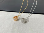 [Solara Jewelry ]LIENS EVIDENCE DIAMOND PAVED NECKLACE
