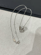 [Solara Jewelry ]LIENS EVIDENCE DIAMOND PAVED NECKLACE