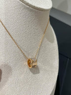 [Solara Jewelry ]LIENS EVIDENCE DIAMOND PAVED NECKLACE