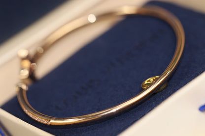 [Solara Jewelry ]IDYLLE ROSÉGOLD-ARMBAND OFFEN DIAMANTBESETZT