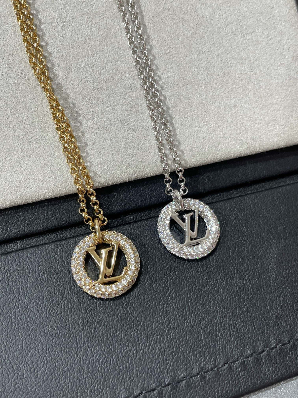 [Solara Jewelry ]BY NIGHT DIAMOND PAVED NECKLACE