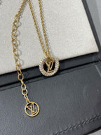 [Solara Jewelry ]BY NIGHT DIAMOND PAVED NECKLACE