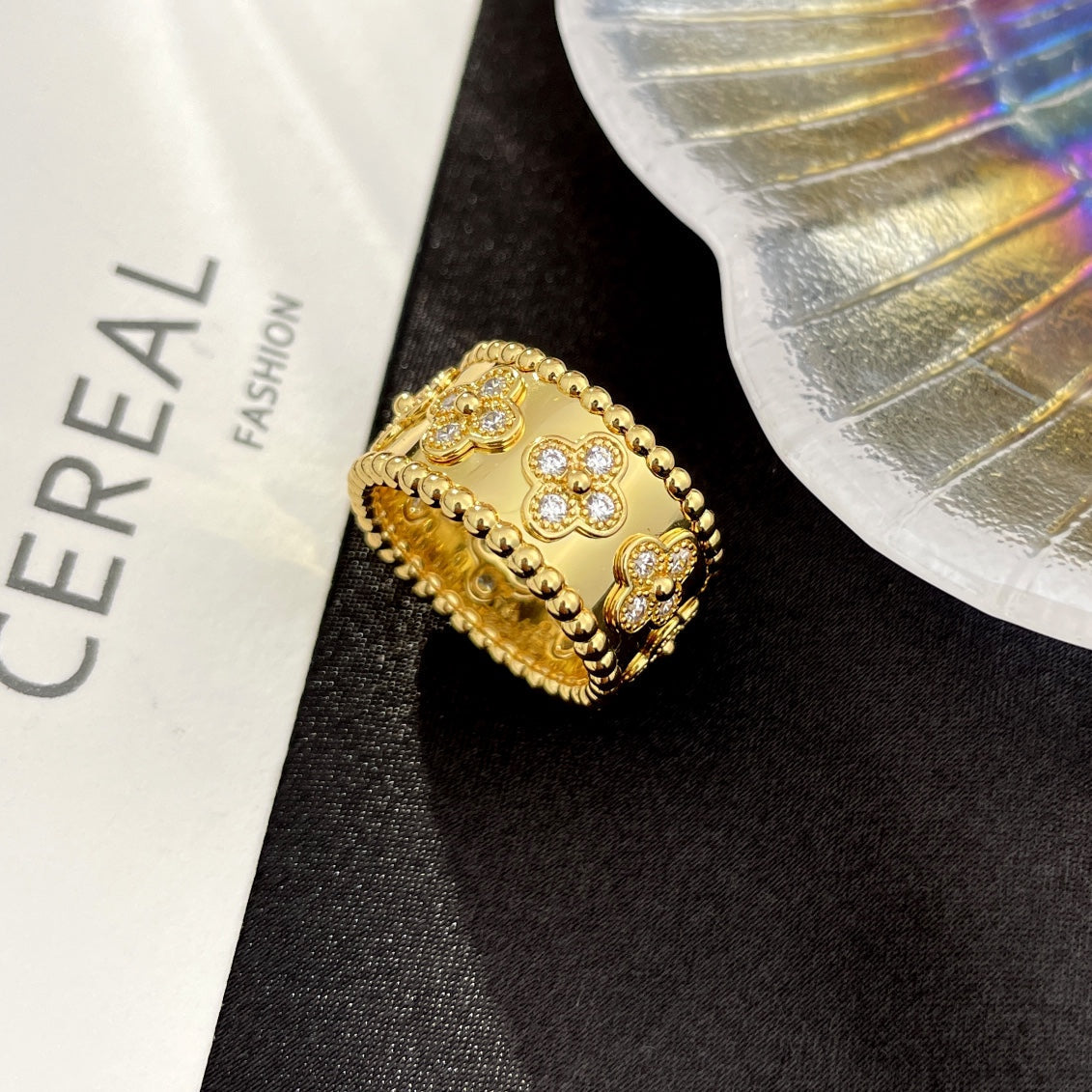 [Solara Jewelry ]PERLEE DIAMOND LARGE RING