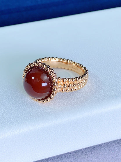 [Solara Jewelry ]ペルレ クルール ローズゴールド リング
