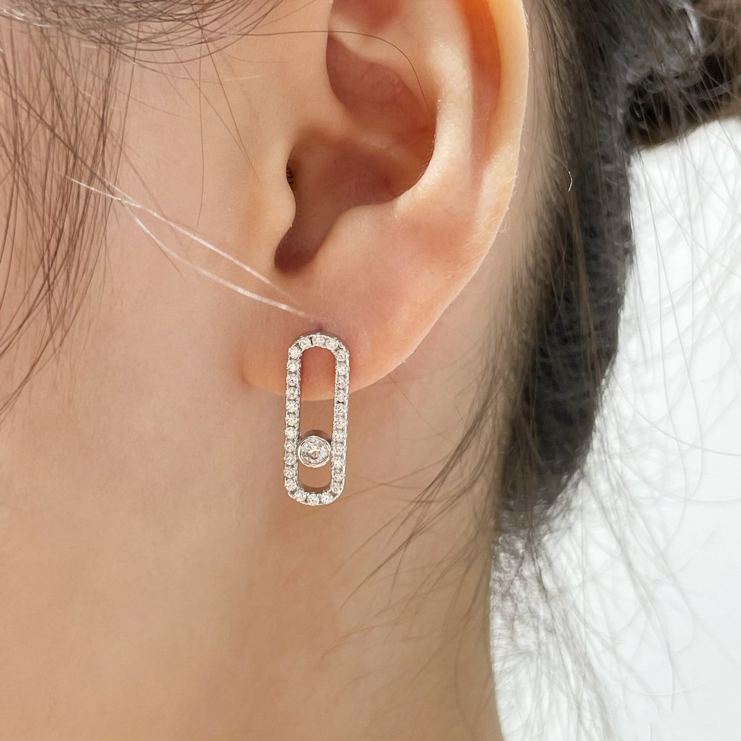 [Solara Schmuck]MOVE UNO OHRSTECKER MIT DIAMANTEN