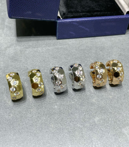 [Solara Jewelry ]BEE LOVE ダイヤモンドフープピアス