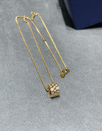 [Solara Jewelry ]BEE LOVE DIAMOND PAVED 3 ROW NECKLACE