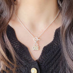[Solara Jewelry ]HALSKEТТЕ CONSTANCE-ANHÄNGER SILBER