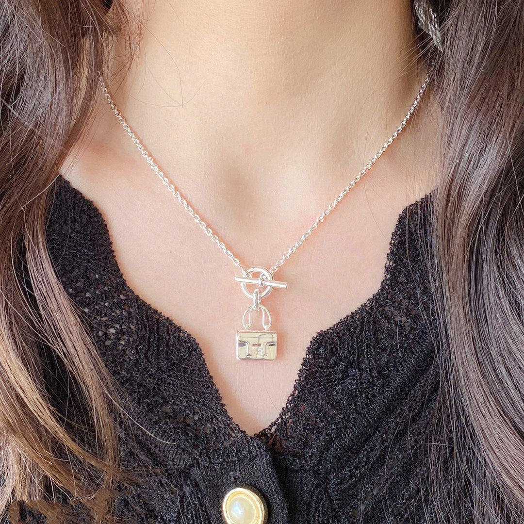 [Solara Jewelry ]HALSKEТТЕ CONSTANCE-ANHÄNGER SILBER