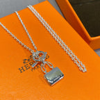 [Solara Jewelry ]HALSKEТТЕ CONSTANCE-ANHÄNGER SILBER