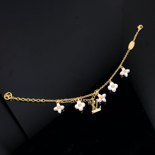 [Solara Jewelry ]LOGO 6 MOTIV STERNE UND SONNE GOLDENES ARMBAND