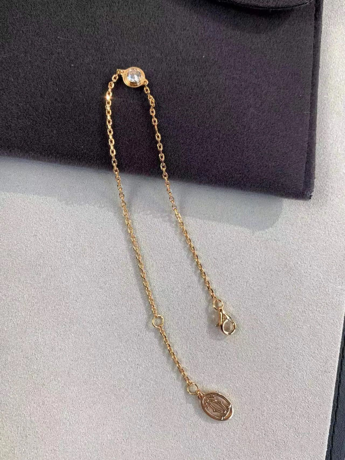 [Solara Jewelry ]DAMOUR DIAMOND LINK ARMBAND