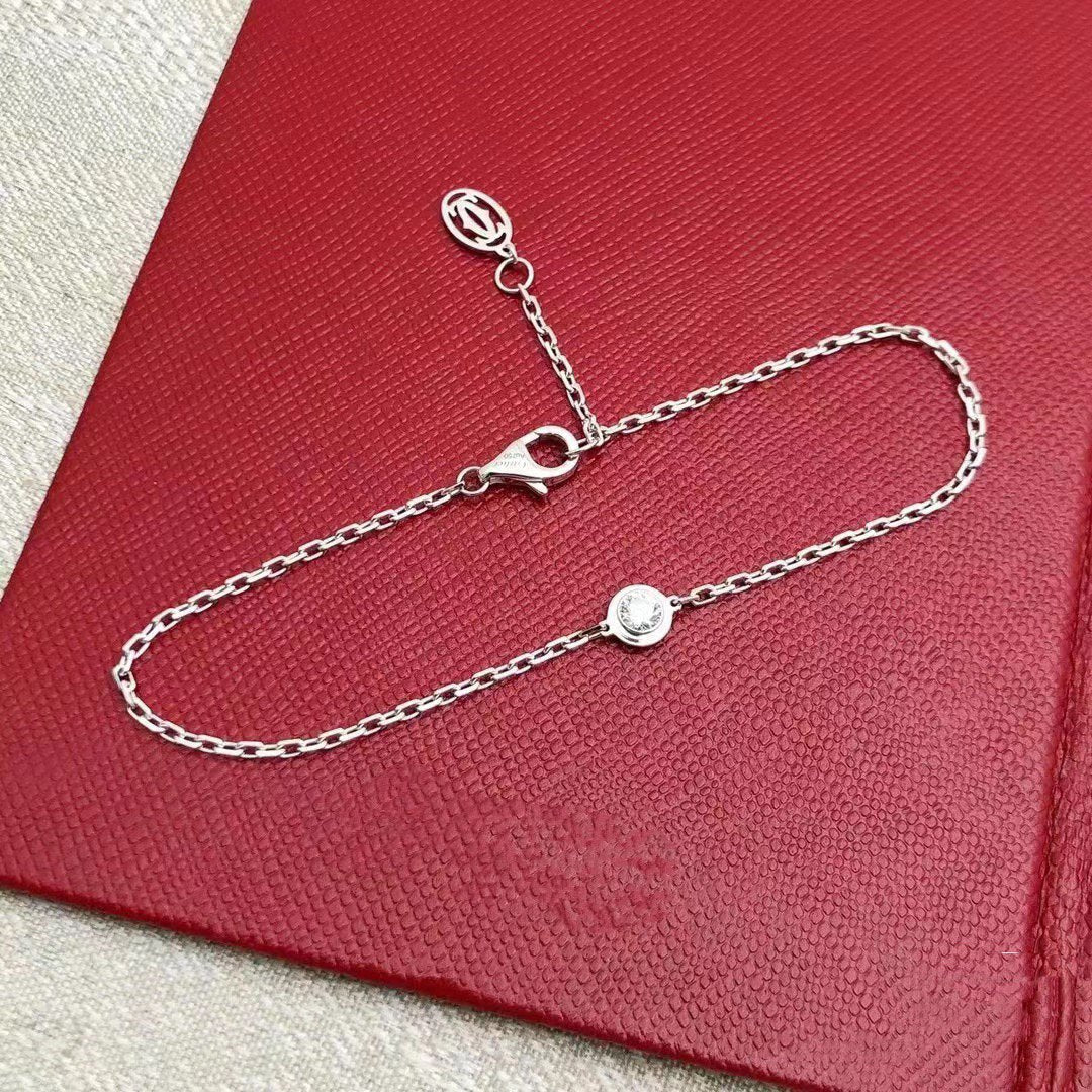 [Solara Jewelry ]DAMOUR DIAMOND LINK ARMBAND